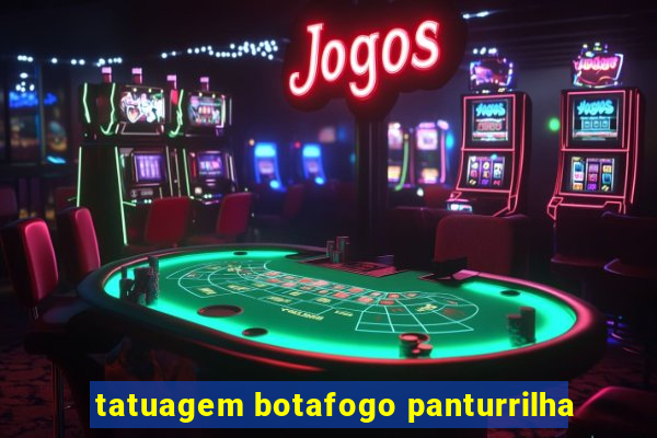 tatuagem botafogo panturrilha